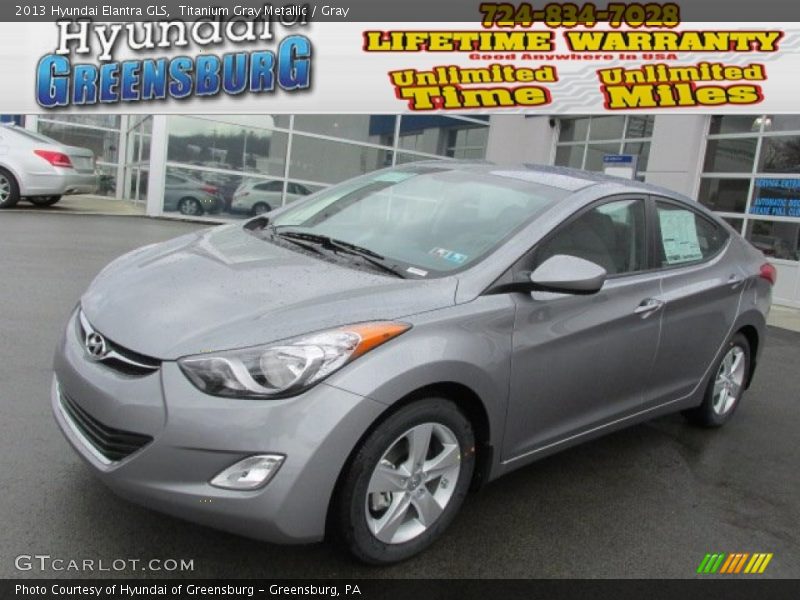 Titanium Gray Metallic / Gray 2013 Hyundai Elantra GLS