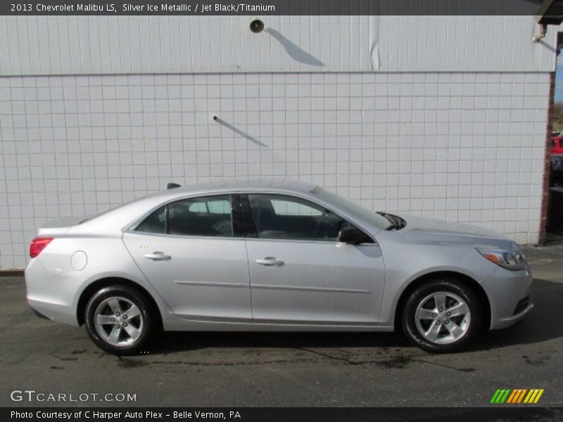 Silver Ice Metallic / Jet Black/Titanium 2013 Chevrolet Malibu LS