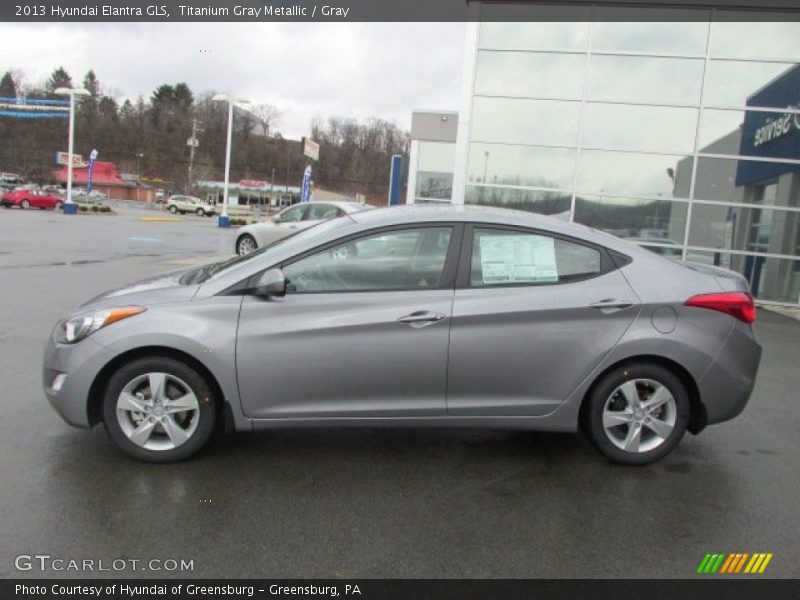 Titanium Gray Metallic / Gray 2013 Hyundai Elantra GLS