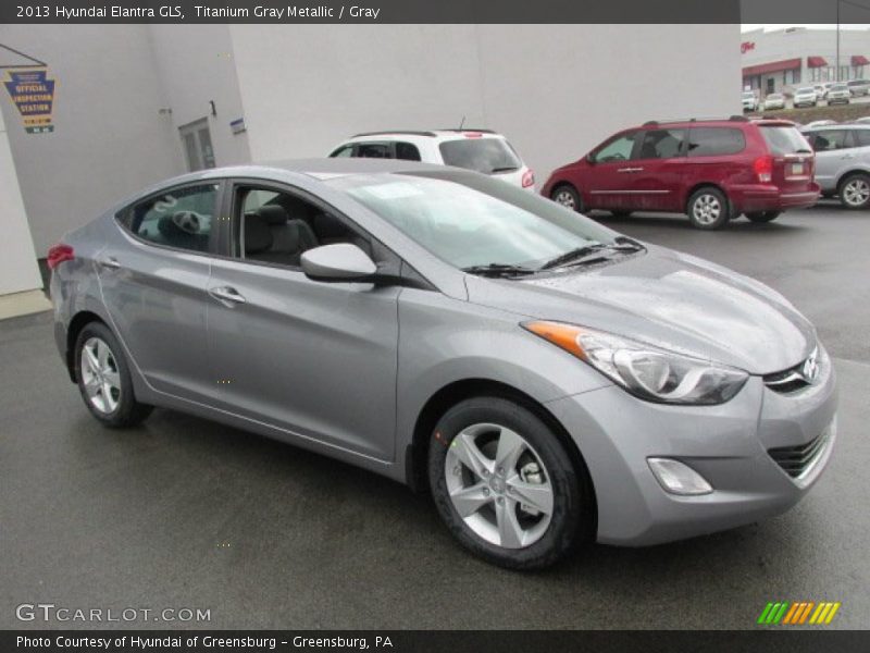 Titanium Gray Metallic / Gray 2013 Hyundai Elantra GLS