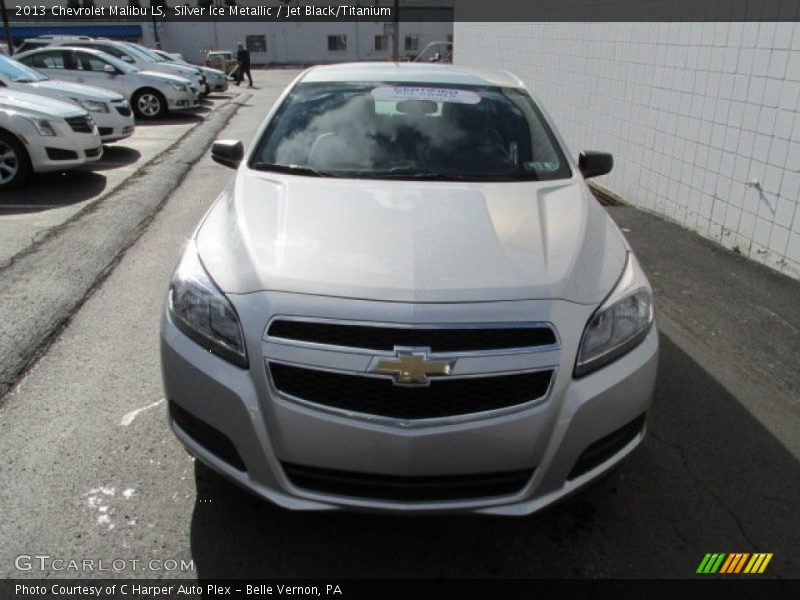 Silver Ice Metallic / Jet Black/Titanium 2013 Chevrolet Malibu LS