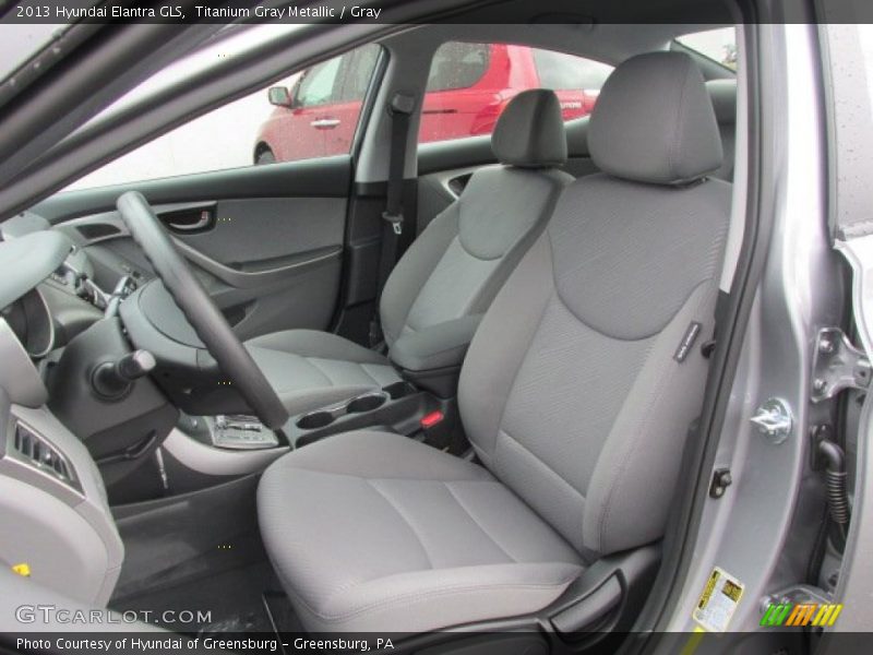 Titanium Gray Metallic / Gray 2013 Hyundai Elantra GLS