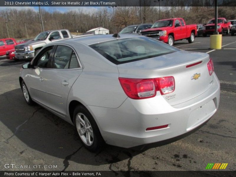 Silver Ice Metallic / Jet Black/Titanium 2013 Chevrolet Malibu LS