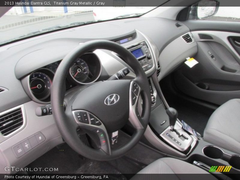 Titanium Gray Metallic / Gray 2013 Hyundai Elantra GLS