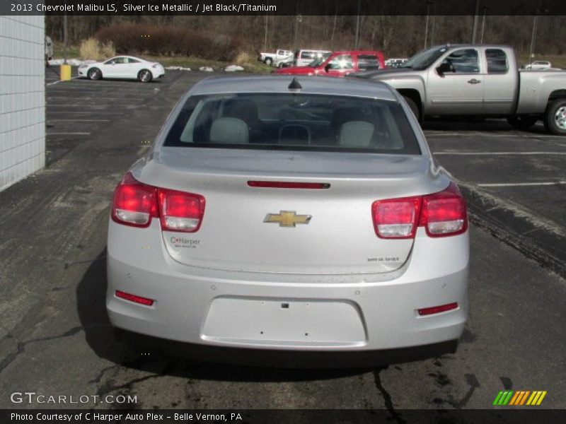 Silver Ice Metallic / Jet Black/Titanium 2013 Chevrolet Malibu LS
