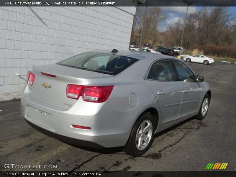 Silver Ice Metallic / Jet Black/Titanium 2013 Chevrolet Malibu LS