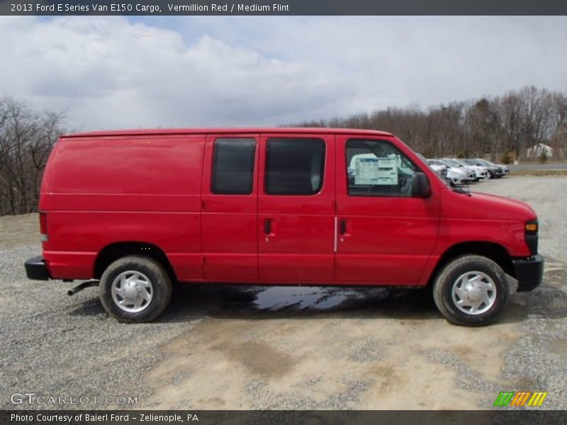 Vermillion Red / Medium Flint 2013 Ford E Series Van E150 Cargo