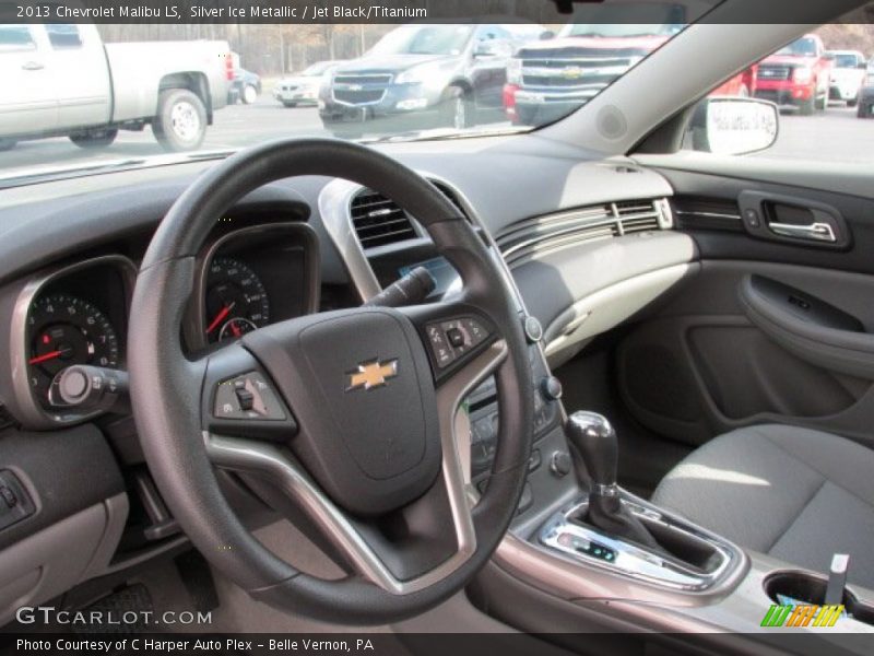 Silver Ice Metallic / Jet Black/Titanium 2013 Chevrolet Malibu LS