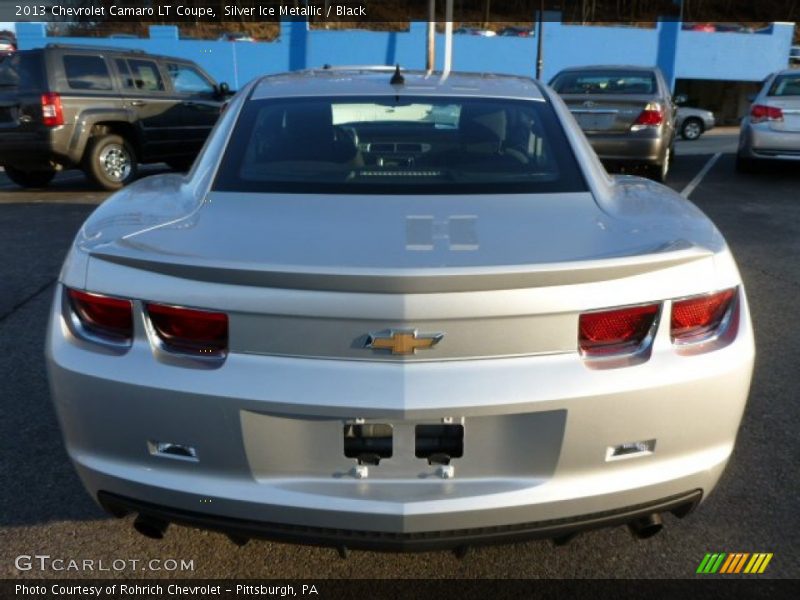Silver Ice Metallic / Black 2013 Chevrolet Camaro LT Coupe