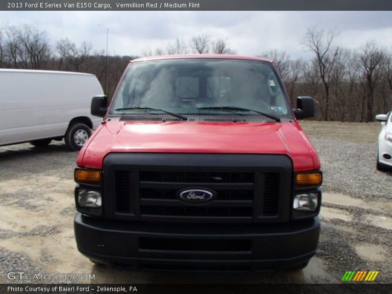 Vermillion Red / Medium Flint 2013 Ford E Series Van E150 Cargo