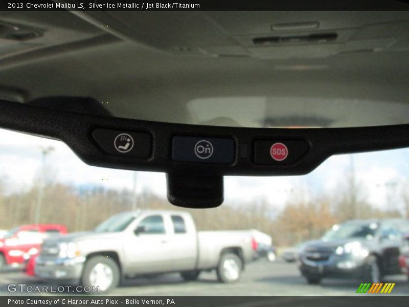 Silver Ice Metallic / Jet Black/Titanium 2013 Chevrolet Malibu LS