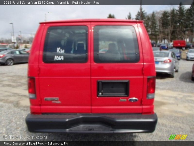 Vermillion Red / Medium Flint 2013 Ford E Series Van E150 Cargo