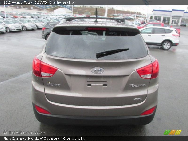 Chai Bronze / Black 2013 Hyundai Tucson GLS AWD