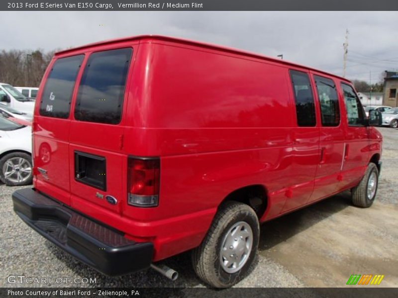Vermillion Red / Medium Flint 2013 Ford E Series Van E150 Cargo