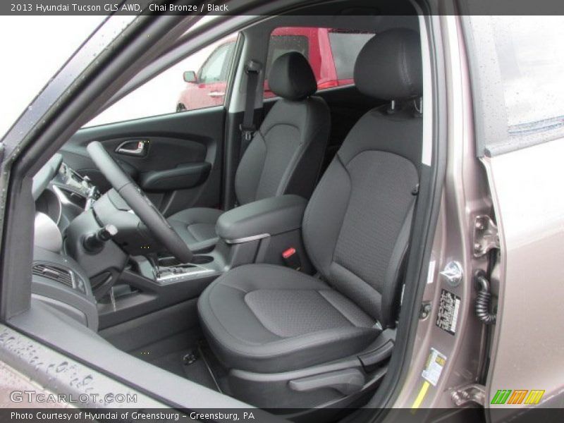 Chai Bronze / Black 2013 Hyundai Tucson GLS AWD