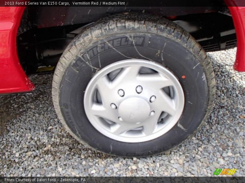 Vermillion Red / Medium Flint 2013 Ford E Series Van E150 Cargo