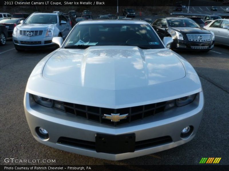 Silver Ice Metallic / Black 2013 Chevrolet Camaro LT Coupe