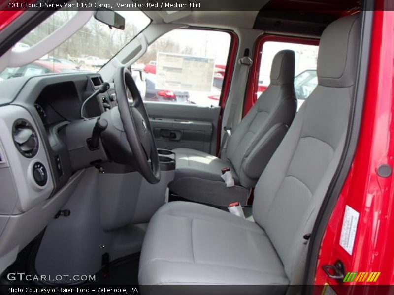Vermillion Red / Medium Flint 2013 Ford E Series Van E150 Cargo