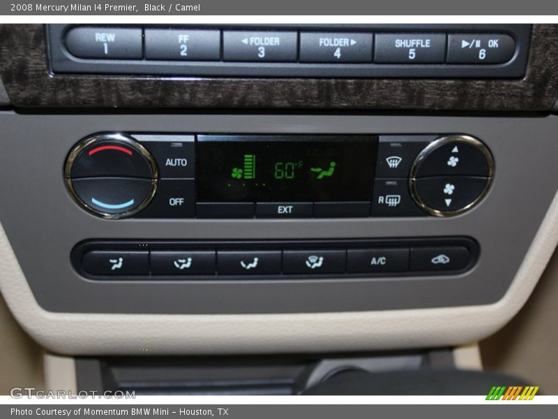 Black / Camel 2008 Mercury Milan I4 Premier