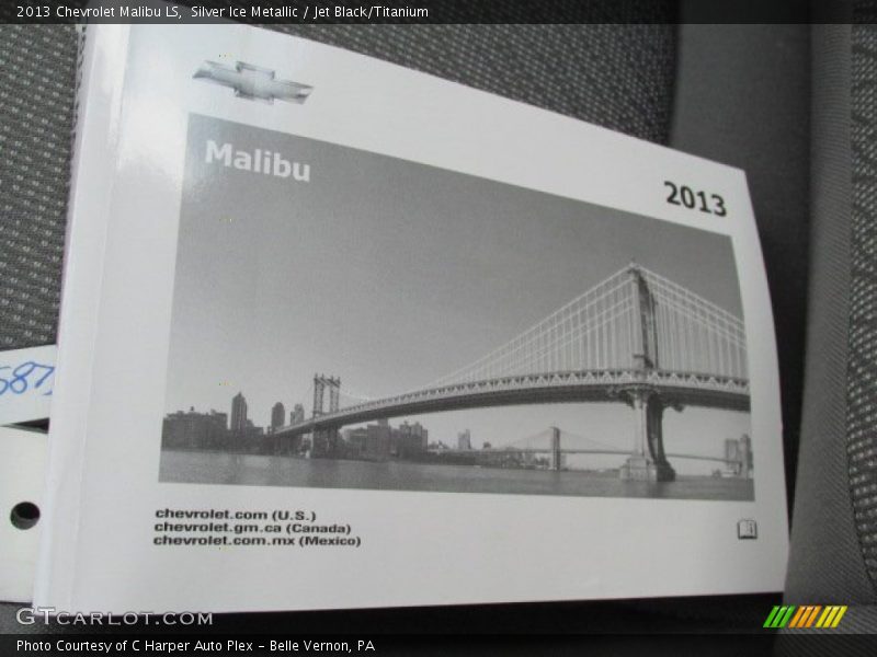 Silver Ice Metallic / Jet Black/Titanium 2013 Chevrolet Malibu LS