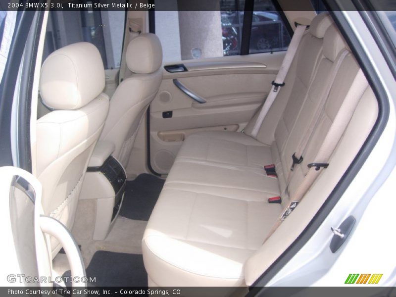 Titanium Silver Metallic / Beige 2004 BMW X5 3.0i