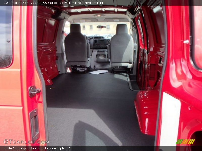 Vermillion Red / Medium Flint 2013 Ford E Series Van E150 Cargo
