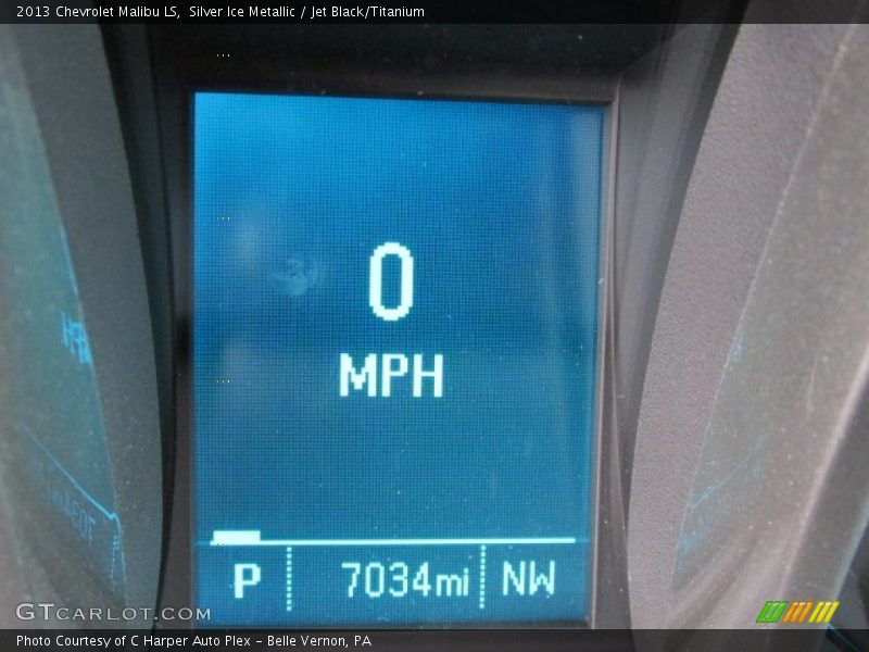 Silver Ice Metallic / Jet Black/Titanium 2013 Chevrolet Malibu LS