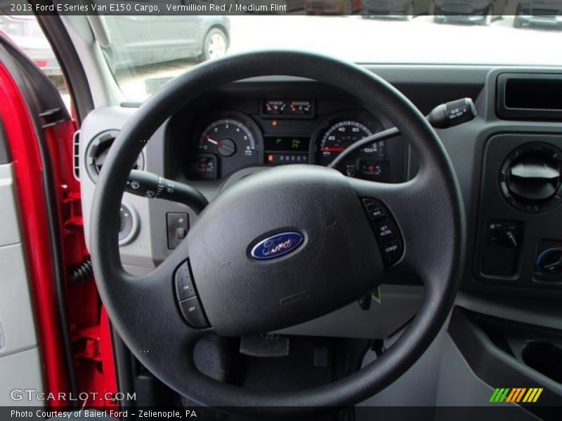 Vermillion Red / Medium Flint 2013 Ford E Series Van E150 Cargo