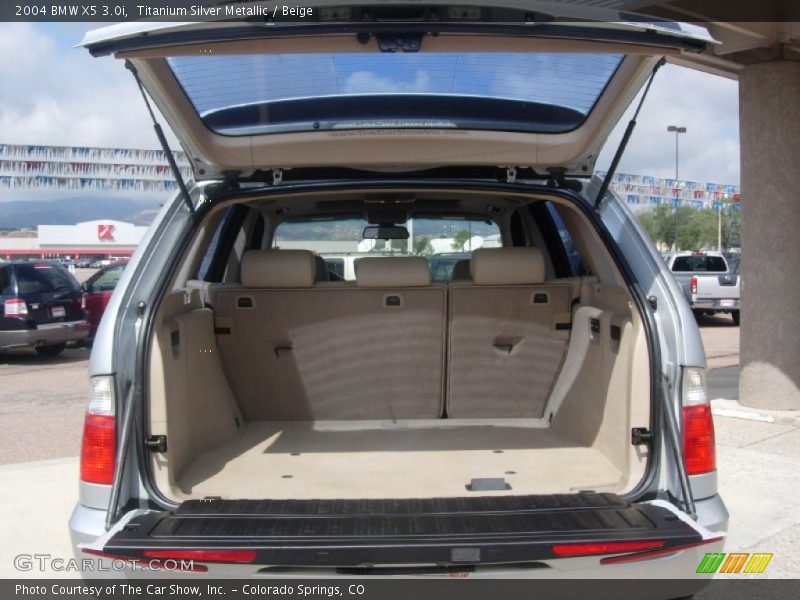 Titanium Silver Metallic / Beige 2004 BMW X5 3.0i