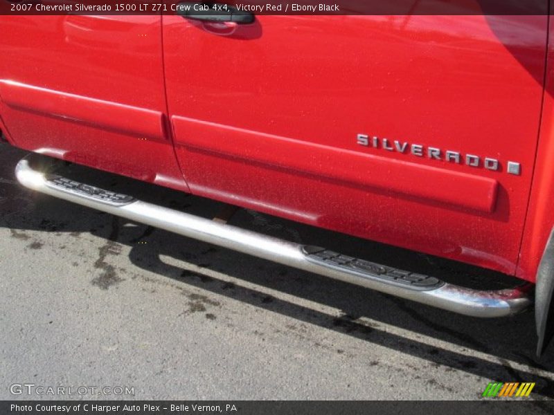 Victory Red / Ebony Black 2007 Chevrolet Silverado 1500 LT Z71 Crew Cab 4x4