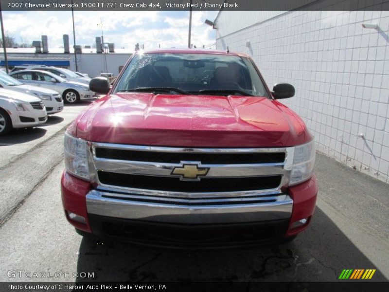 Victory Red / Ebony Black 2007 Chevrolet Silverado 1500 LT Z71 Crew Cab 4x4