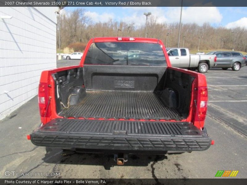 Victory Red / Ebony Black 2007 Chevrolet Silverado 1500 LT Z71 Crew Cab 4x4