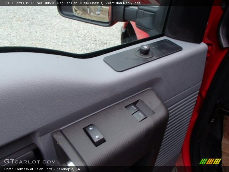 Vermillion Red / Steel 2013 Ford F350 Super Duty XL Regular Cab Dually Chassis