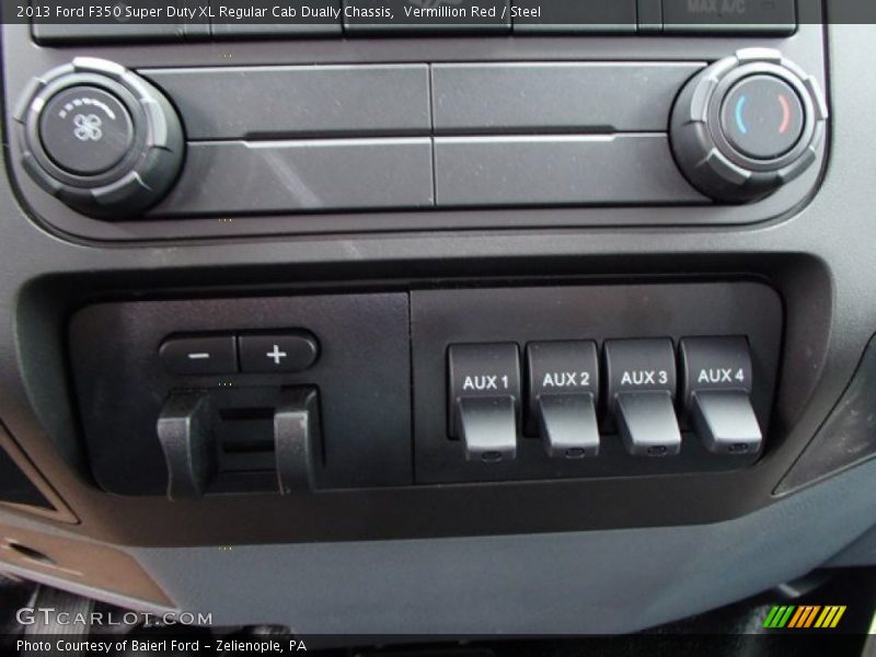 Controls of 2013 F350 Super Duty XL Regular Cab Dually Chassis