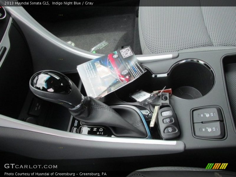 Indigo Night Blue / Gray 2013 Hyundai Sonata GLS