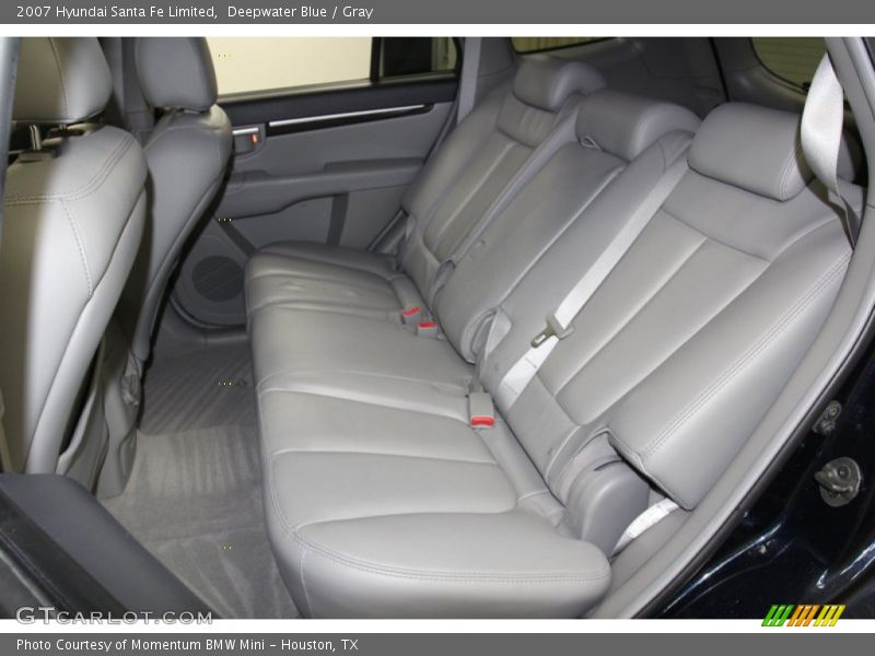 Deepwater Blue / Gray 2007 Hyundai Santa Fe Limited