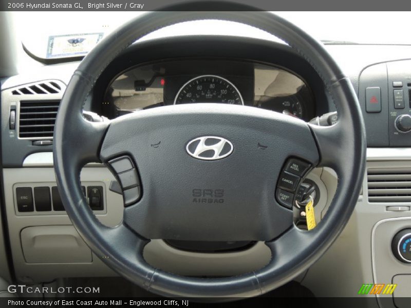 Bright Silver / Gray 2006 Hyundai Sonata GL