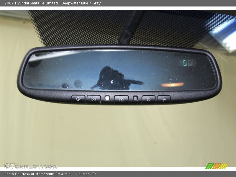 Deepwater Blue / Gray 2007 Hyundai Santa Fe Limited