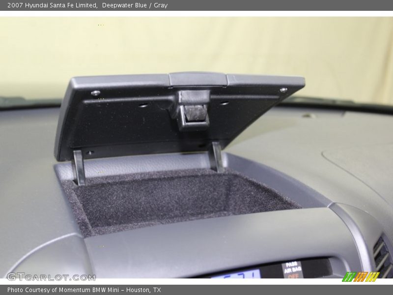 Deepwater Blue / Gray 2007 Hyundai Santa Fe Limited