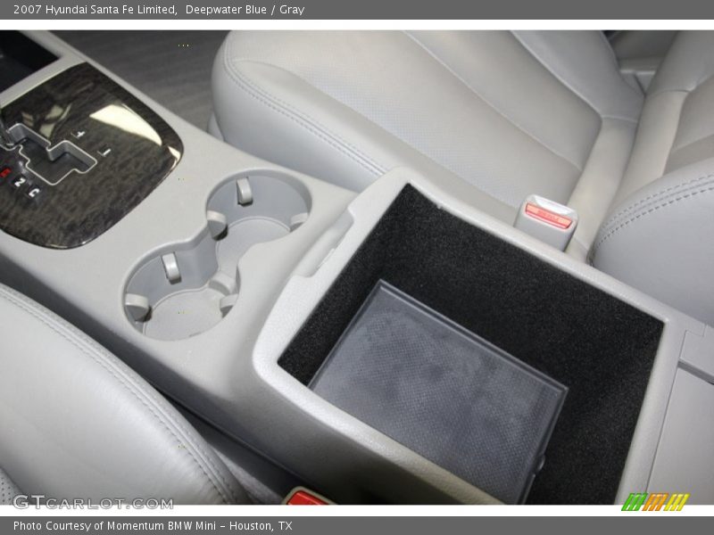 Deepwater Blue / Gray 2007 Hyundai Santa Fe Limited