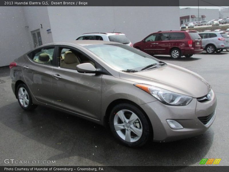Desert Bronze / Beige 2013 Hyundai Elantra GLS