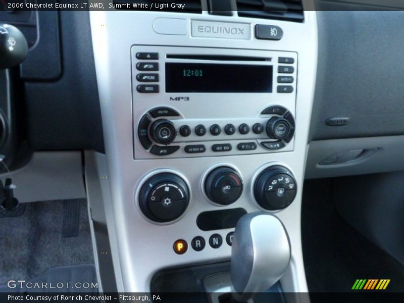 Controls of 2006 Equinox LT AWD