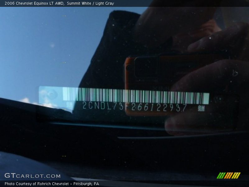 Summit White / Light Gray 2006 Chevrolet Equinox LT AWD