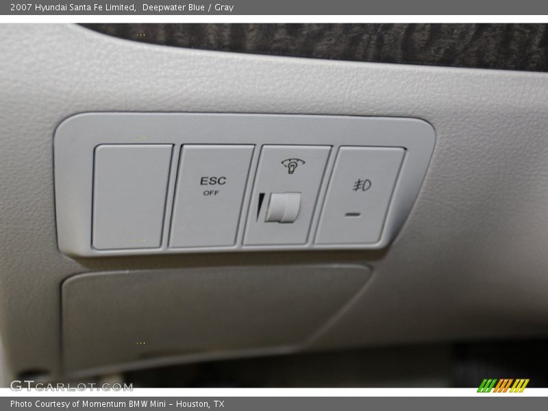 Deepwater Blue / Gray 2007 Hyundai Santa Fe Limited