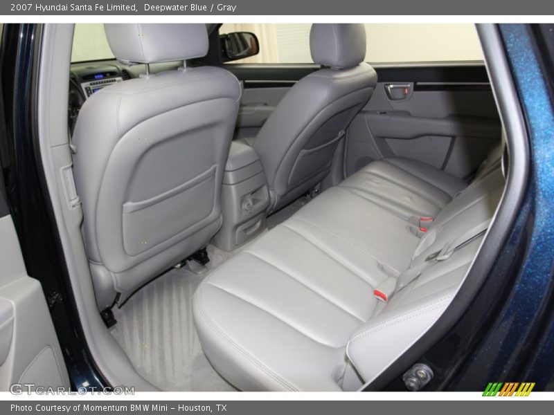 Deepwater Blue / Gray 2007 Hyundai Santa Fe Limited