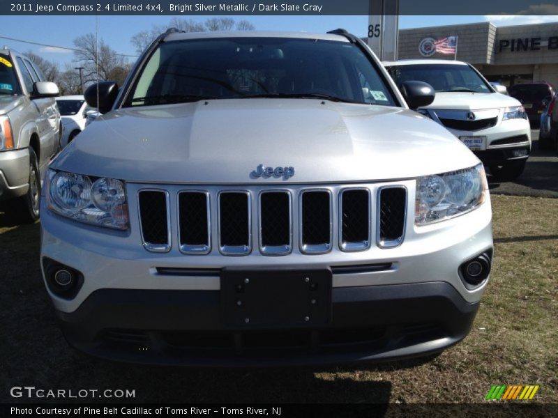 Bright Silver Metallic / Dark Slate Gray 2011 Jeep Compass 2.4 Limited 4x4