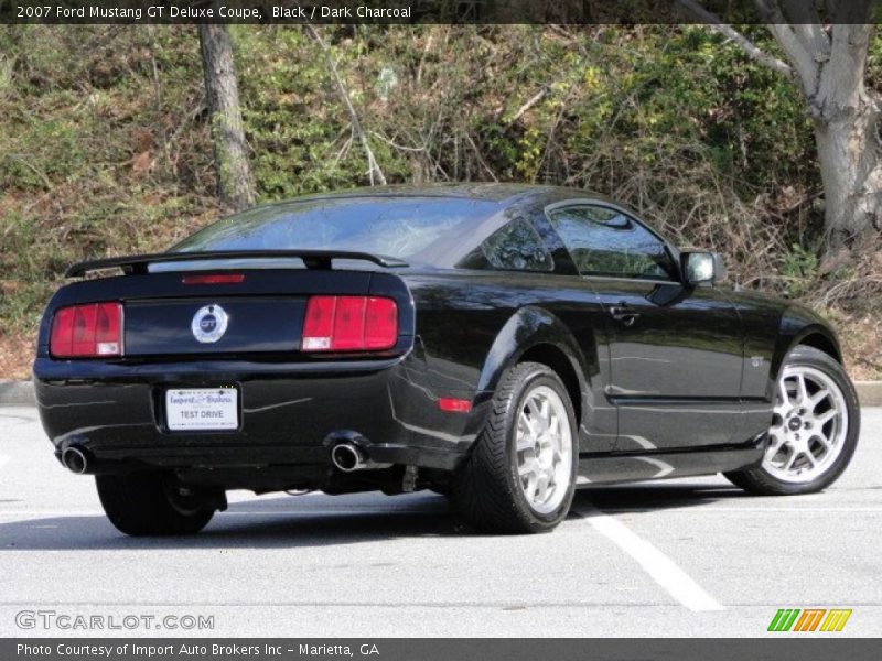 Black / Dark Charcoal 2007 Ford Mustang GT Deluxe Coupe