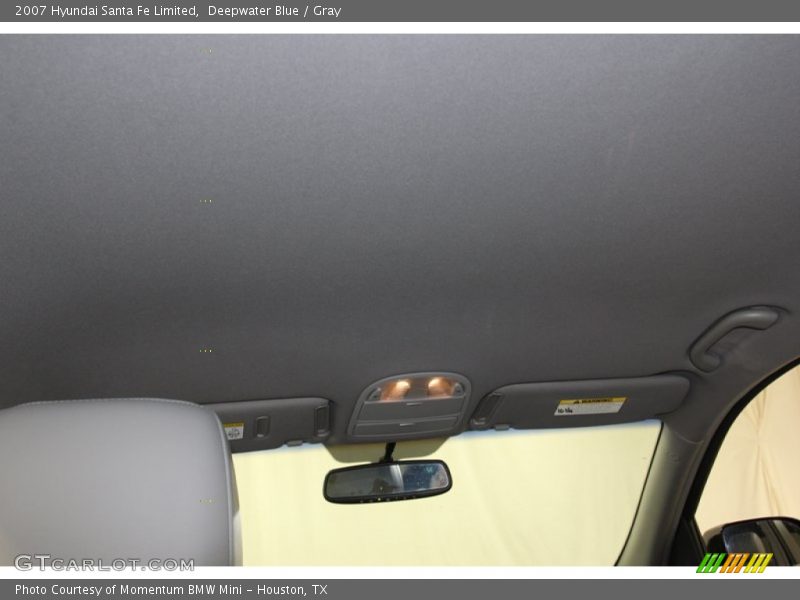 Deepwater Blue / Gray 2007 Hyundai Santa Fe Limited