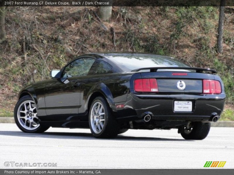 Black / Dark Charcoal 2007 Ford Mustang GT Deluxe Coupe