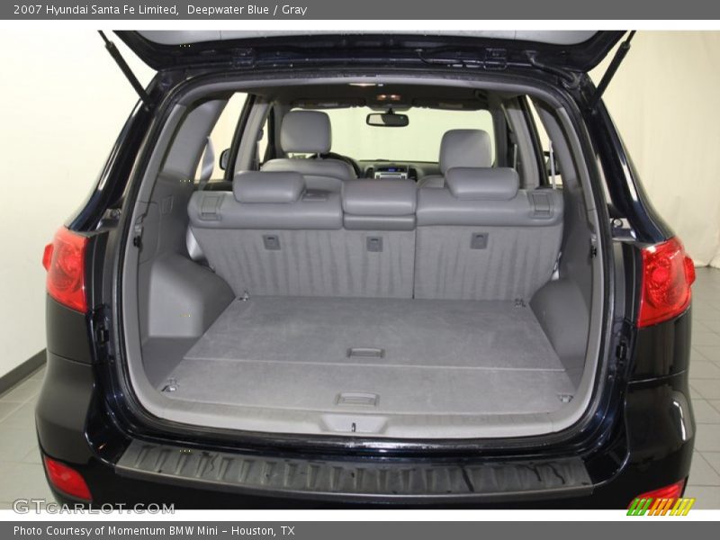 Deepwater Blue / Gray 2007 Hyundai Santa Fe Limited